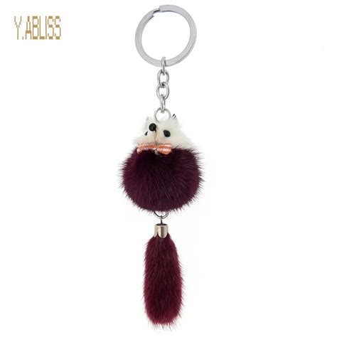 Fox Fur Key Chain 